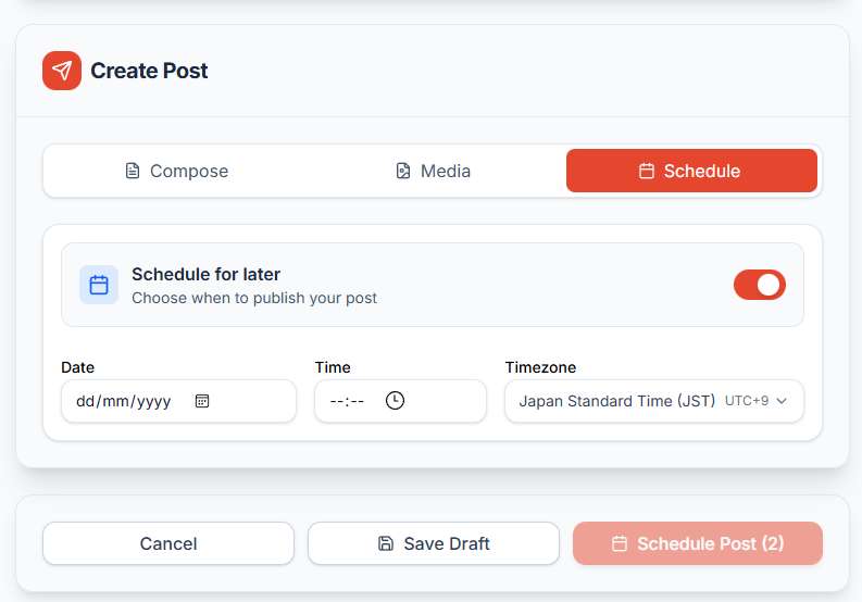 Step 6: Schedule or Publish